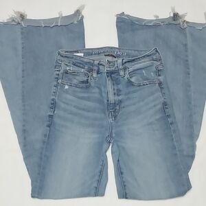 American Eagle Outfitters Light Blue Flare Jeans